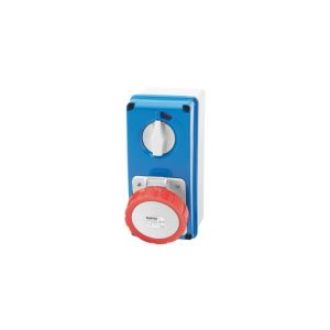 Vertical Switched Interlocked Sockets - 32A 3P+E 400V