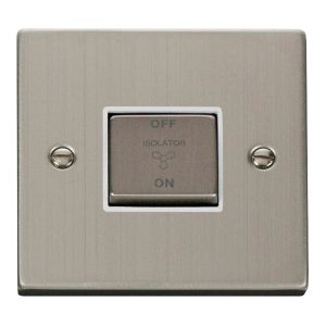 TP fan isolator ingot switch stainless steel white inserts