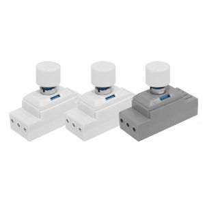 5-150W/VA LED white plated 3-point dimming kit