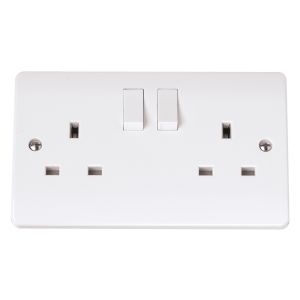 13 Amp Socket Outlets - 2 gang switched
