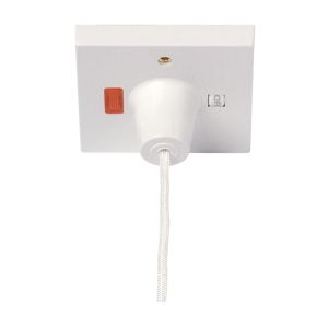 Ceiling switch 50A DP white