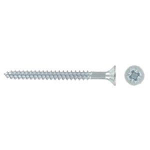 Woodscrew Csk Pozi 10x1.1/2in BZP