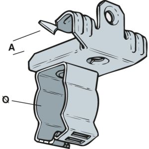 Universal Conduit Beam Clips 3-7mm (Qty 10) - Silver