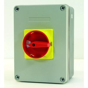 Large Enclosure Rotary Isolators - 25A 4 Pole