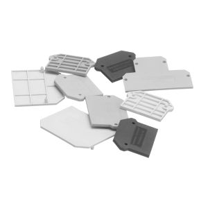 End plate 6-10mm² grey