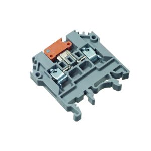 Double Deck, Knife Disconnect, Fuse Terminal - Knife disconnect terminal 4mm² grey