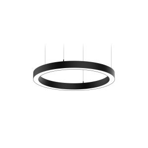 Circular LED pendant 900mm 30-50W 3CCT 6250lm blk