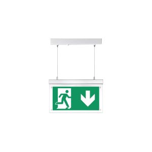 Emergency exit sign suspended surface IP20 cw leg man/ST
