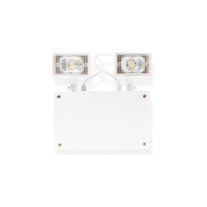 Emergency twinspot IP65 720lm whi man/RC/ST
