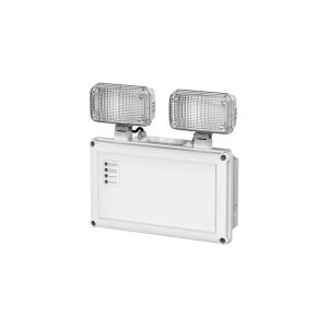 Emergency twinspot IP65 368lm whi man/ST