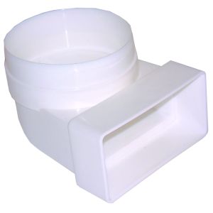 204mm x 60mm Elbow bend 90° male