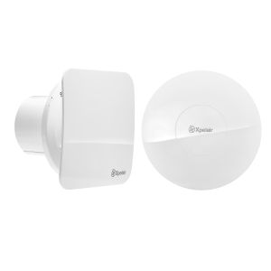 2 speed 100mm silent axial fan timer square/round baffle