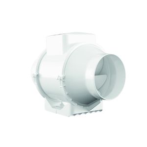 Fan mixed flow in-line 100mm