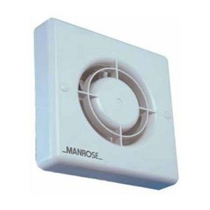 100mm Axial Fans cw Automatic Shutters - Standard fan and timer
