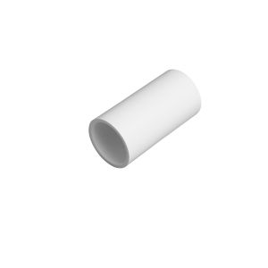 PVC Conduit Standard Coupler - 20mm - White