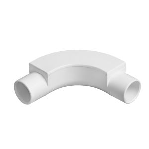 PVC Conduit Inspection Bend - 25mm - White