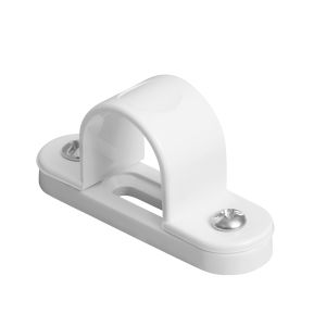 PVC Conduit Spacer Bar Saddle - 25mm - White