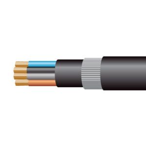 6944XLH - PVC LV Armoured - 4mm Conductor - 100m Drum - Black